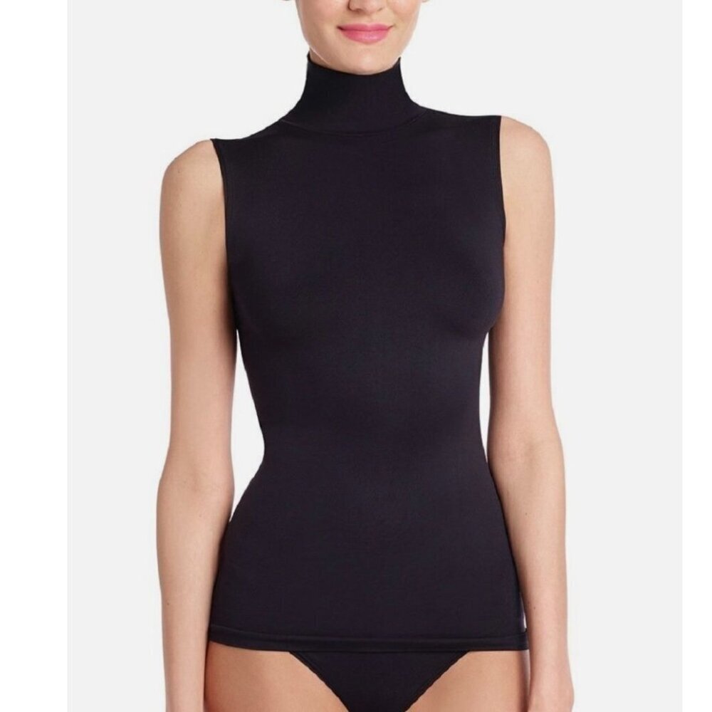 NWT Commando Minimalist Sleeveless Turtleneck in Black - Size: L/XL